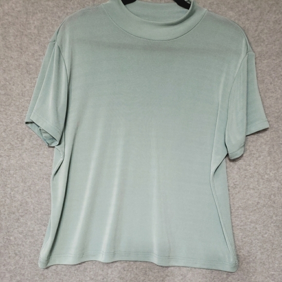 N Touch Tops - N Touch Women's Short Sleeve Shirt Blouse Size Large Style 4F64.